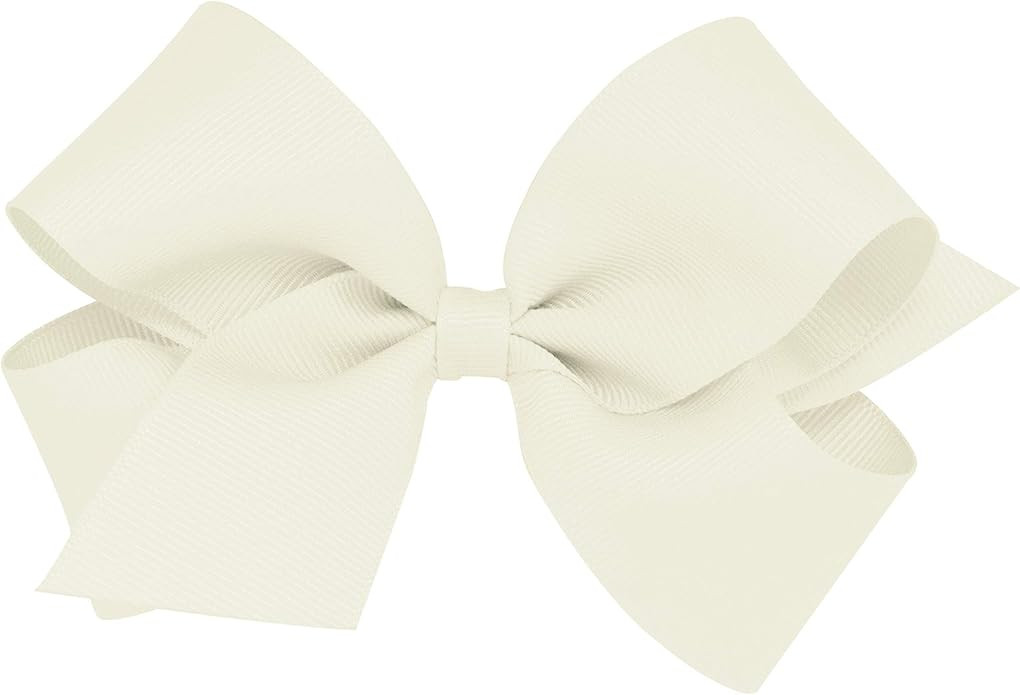 Wee Ones Girls' Classic Grosgrain Hair Bow on a WeeStay Clip with Plain Wrap, Multiple Color and ... | Amazon (US)