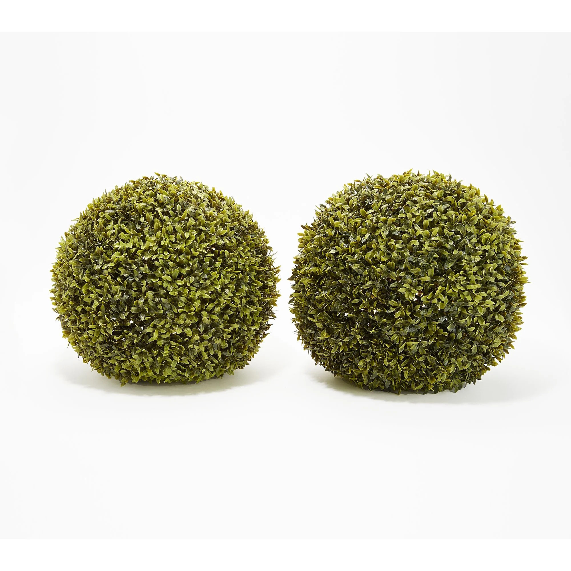 Wicker Park Set of (2) 13" Faux Flower Indoor/ Outdoor Garden Spheres | Walmart (US)