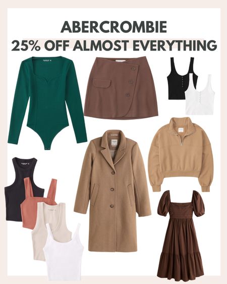 Abercrombie is 25% off almost everything during the LTK fall sale! Now is a great time to stock up on basics! 

#LTKSale #LTKSeasonal