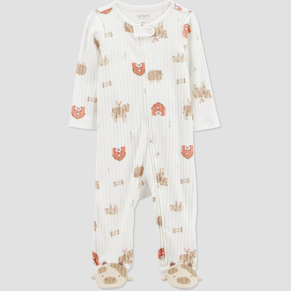 Carter's Just One You® Baby Farm Animals Sleep N' Play - Ivory | Target