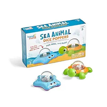 hand2mind Sea Animals Dice Poppers, Math Dice Popper, Game Replacement Dice Roller, Dice Games fo... | Amazon (US)
