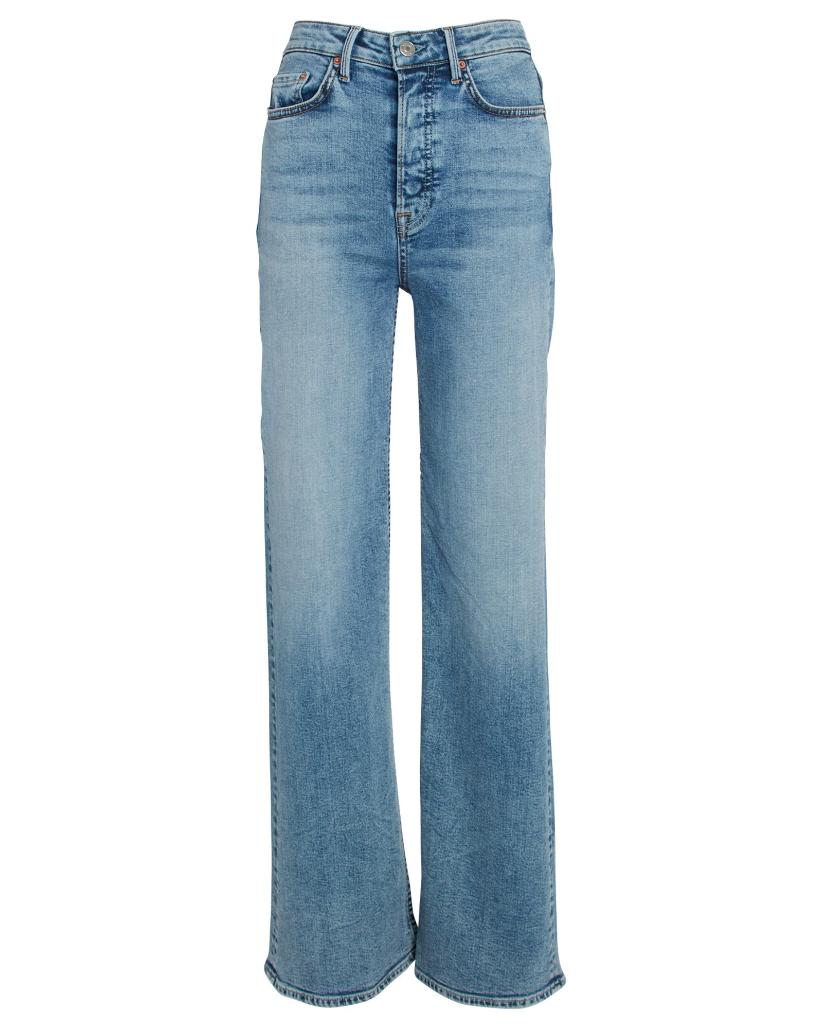 GRLFRND Carla Wide-Leg Jeans, Denim 25 | INTERMIX