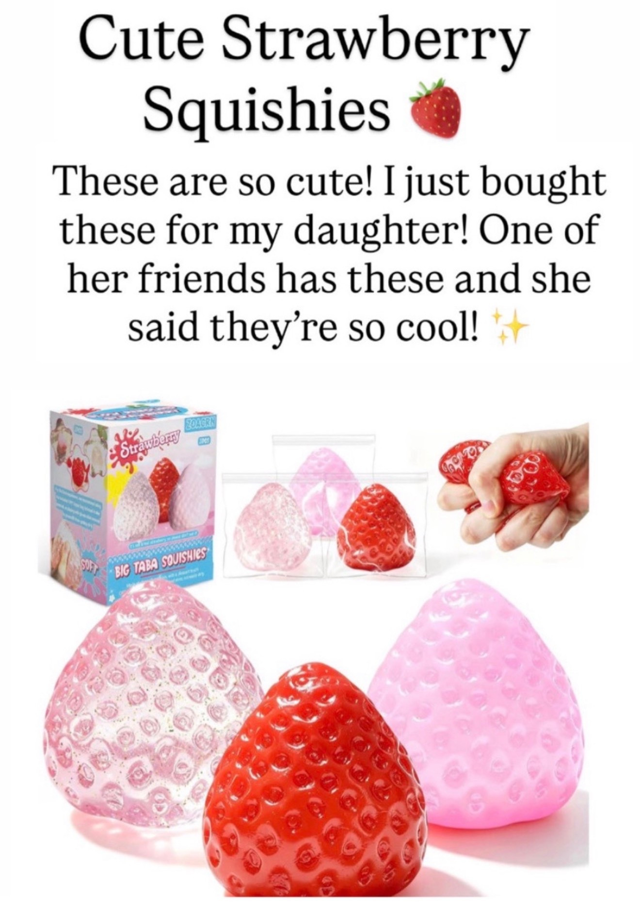 Strawberry squish toy

#LTKKids