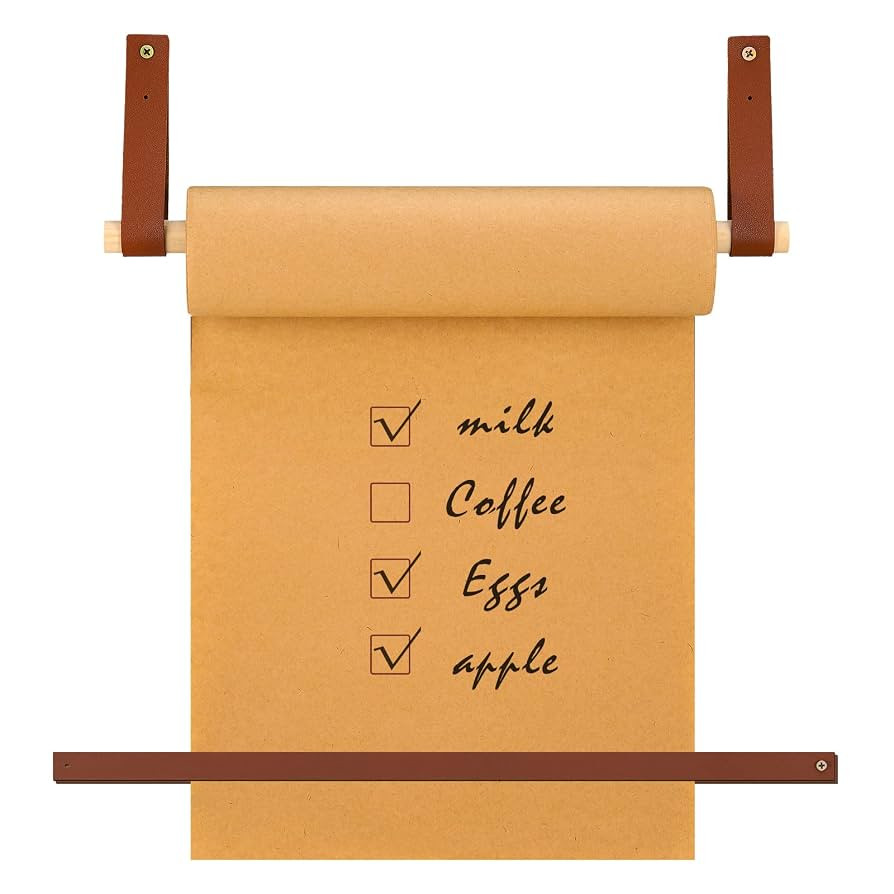 Lincia Kraft Paper Roll Holder Dispenser Wall Mounted Butcher Paper Holder Roller Display Stand 1... | Amazon (US)