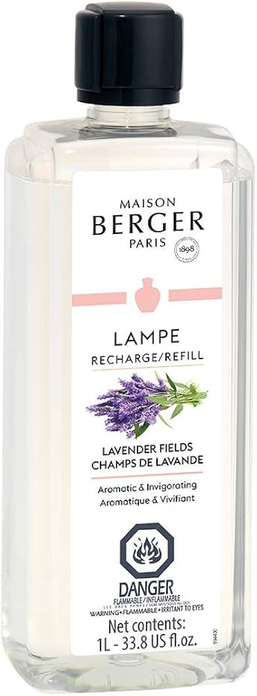 Lavender Fields - Lampe Berger Fragrance Refill for Home Fragrance Oil Diffuser - 33.8 Fluid Ounc... | Amazon (US)
