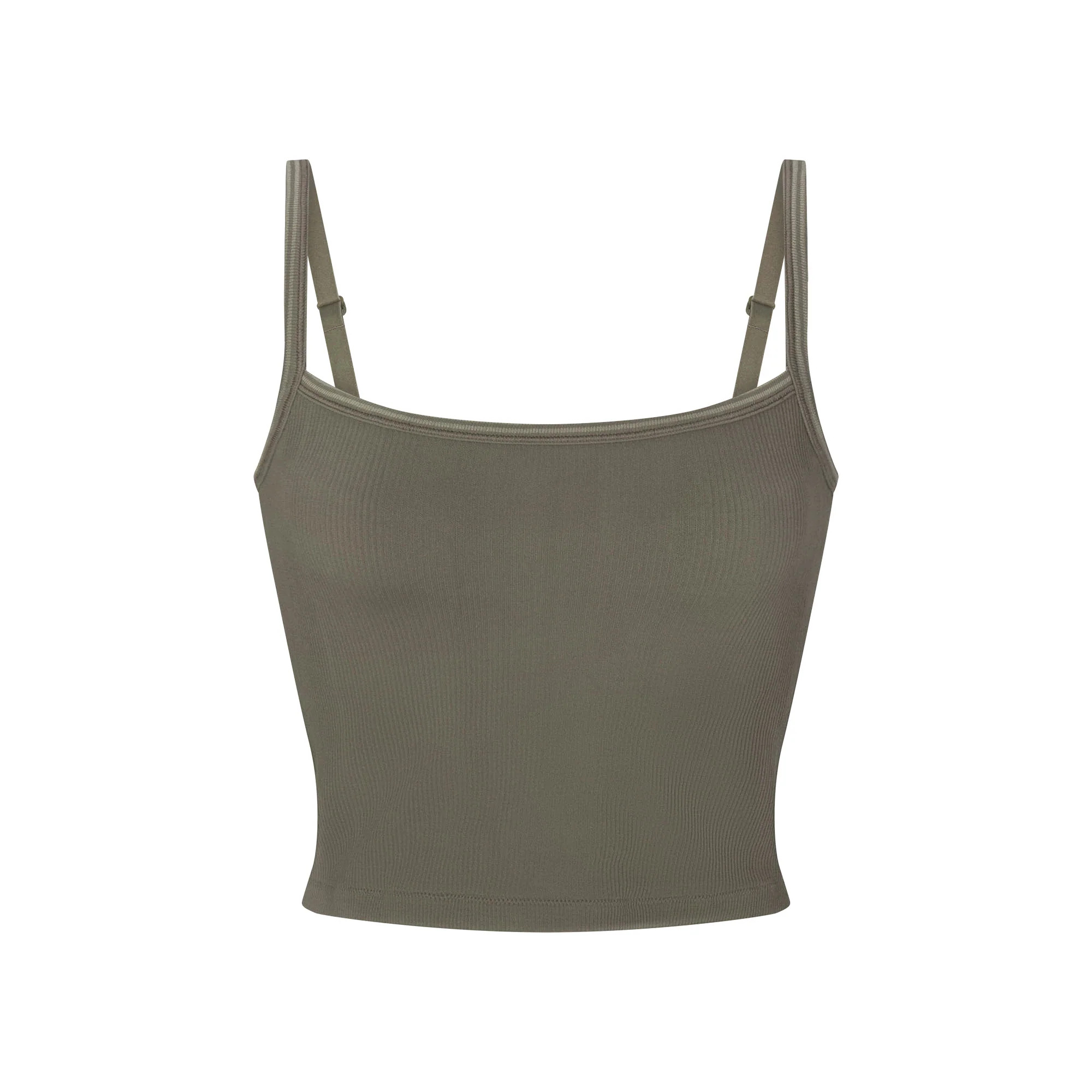 NikeSKIMS RIBBED SEAMLESS CAMI | DUSTY OAKMOSS | SKIMS | SKIMS (US)