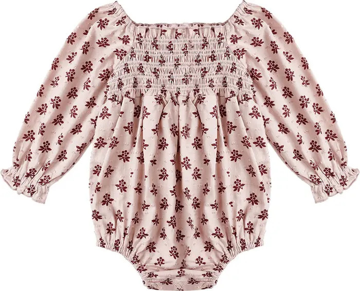 Rylee + Cru Cora Blush Flower Switt Dot Bodysuit | Nordstrom | Nordstrom