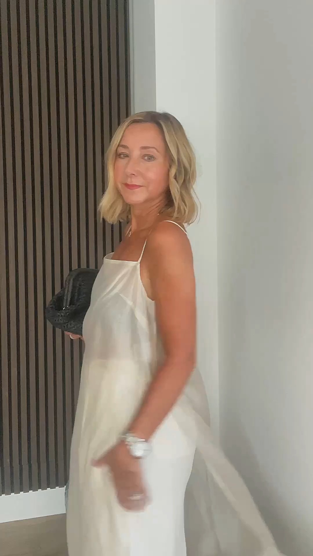 Sheer styling with a fab sale find for drinks with friends last night
.
