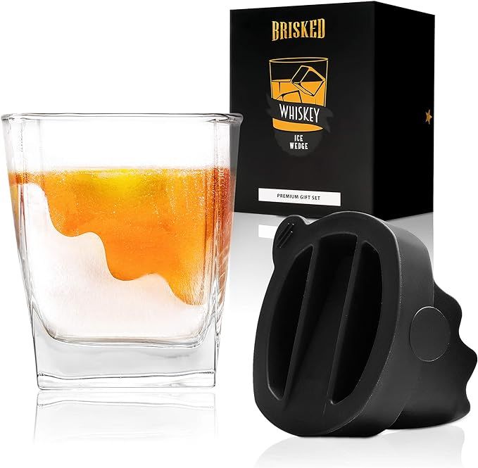 Whiskey Wedge Glass Set | Old Fashioned Whisky | Best Accessories & Gifts for Drinking Bourbon an... | Amazon (US)