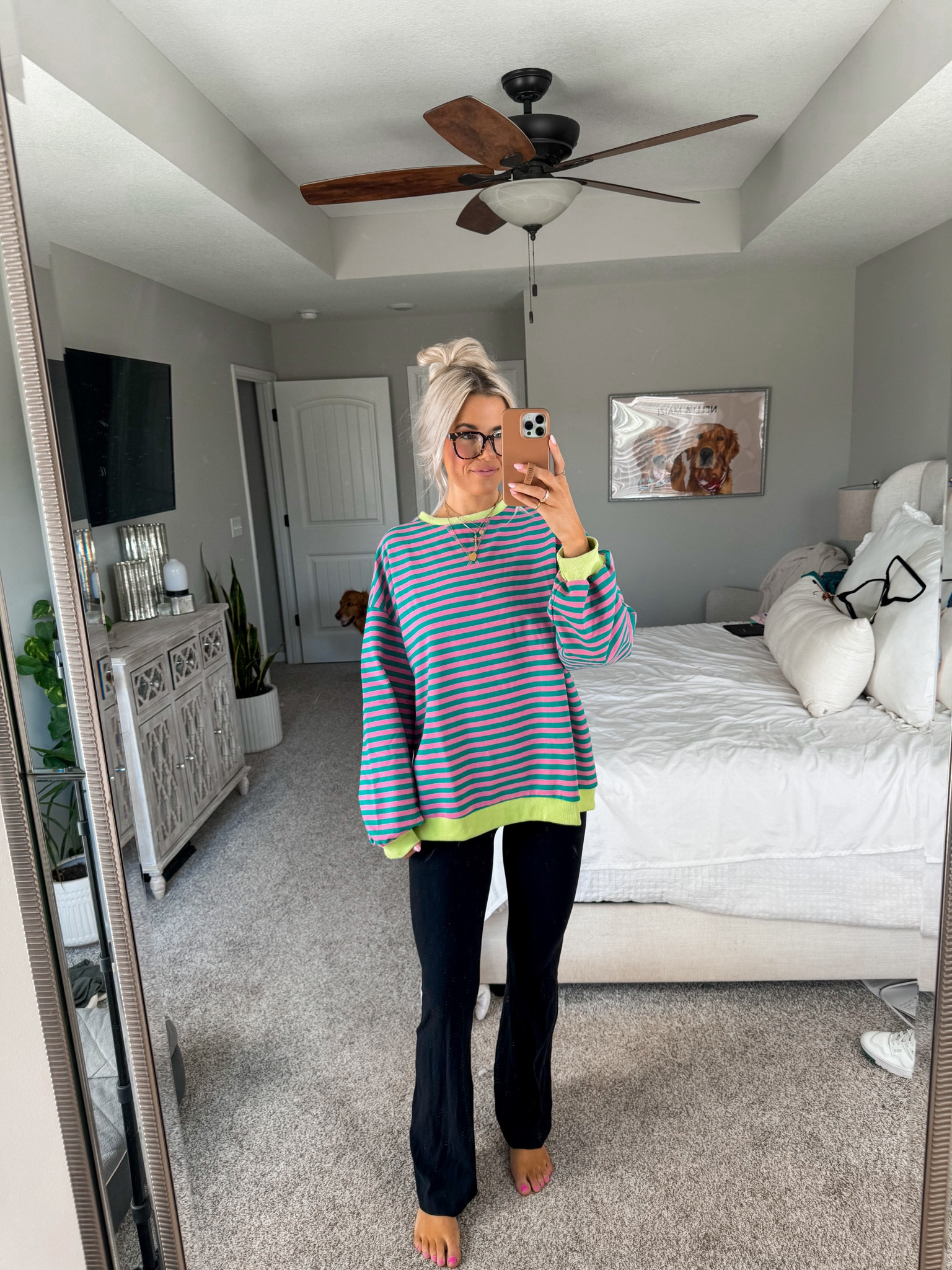 size XL in long sleeve amazon top + size 4 in leggings 

#LTKstyletip #LTKfindsunder50 #LTKSeasonal