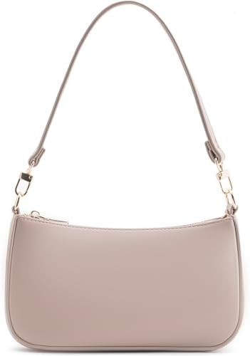 NIUEIMEE ZHOU Shoulder Bag for Women Retro Vegan Leather Classic Tote HandBags Purses with Zipper... | Amazon (US)