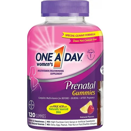 One A Day WOMEN S PRENATAL GUMMIES 120 ct (Pack of 6) | Walmart (US)