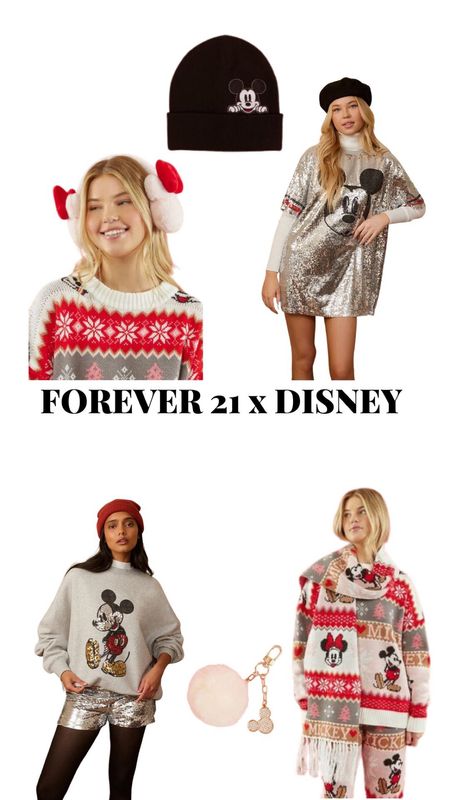 My picks from the F21xDisney collab. 

Size small in sequin shirt (wish I would’ve ordered a medium for a little more length). 

Small in sweatshirt. I prob could’ve ordered XS. It’s very oversized. 

#LTKHoliday #LTKGiftGuide #LTKSeasonal