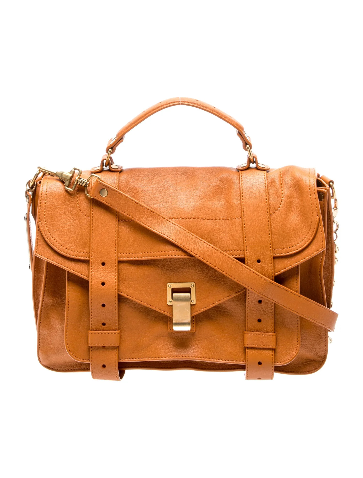 Proenza Schouler Leather Top Handle Bag | The RealReal