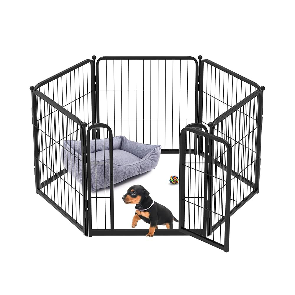 FXW Homeplus Dog Playpen for Indoor Use - Stress-Free and Safe Play, Heavy Duty 24 Inch 6 Panels ... | Amazon (US)