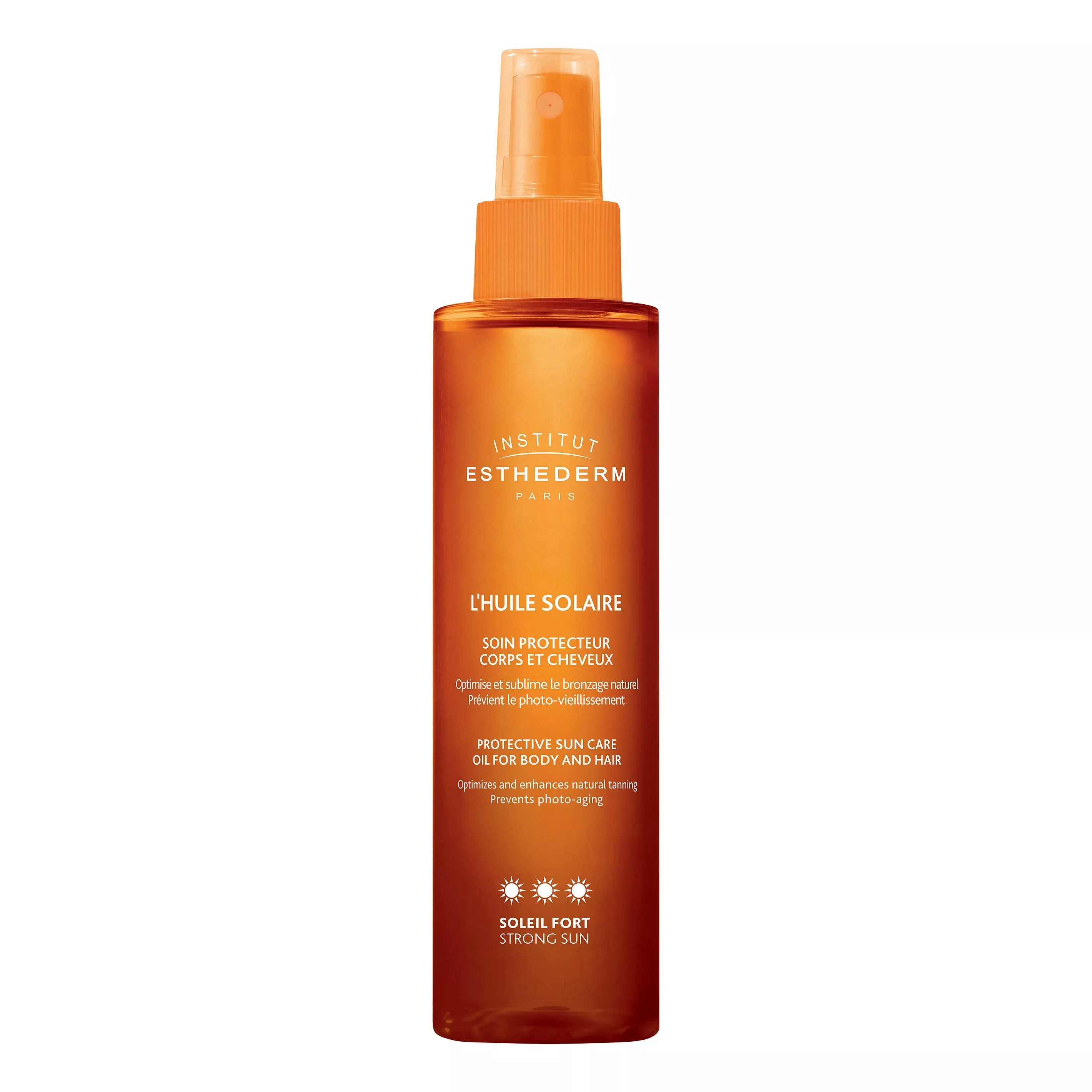 Institut Esthederm Protective Sun Care Oil Body & Hair Strong Sun, 150ml | John Lewis (UK)