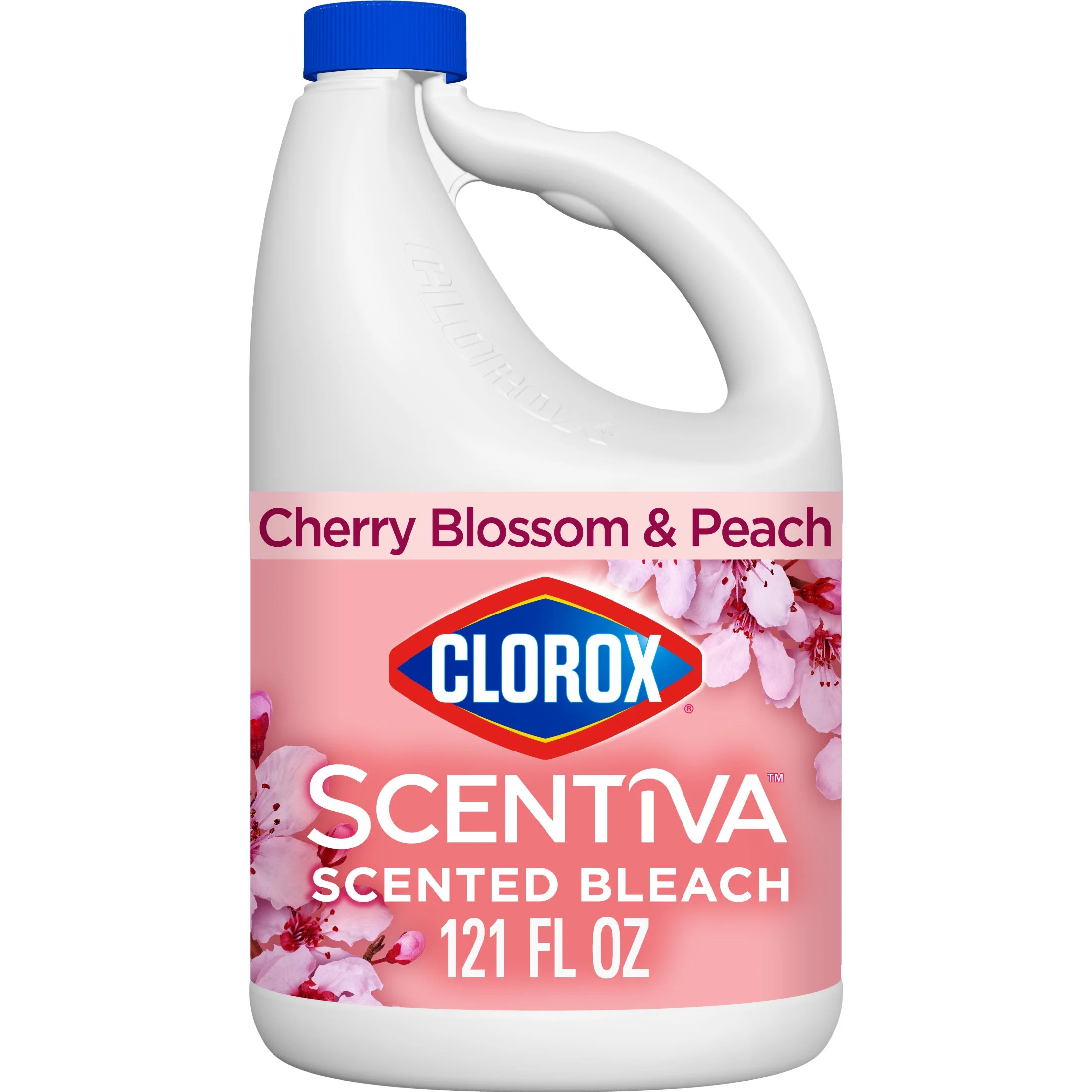 Clorox Scentiva Scented Bleach, Cherry Blossom and Peach, 121 Fluid Ounces | Walmart (US)