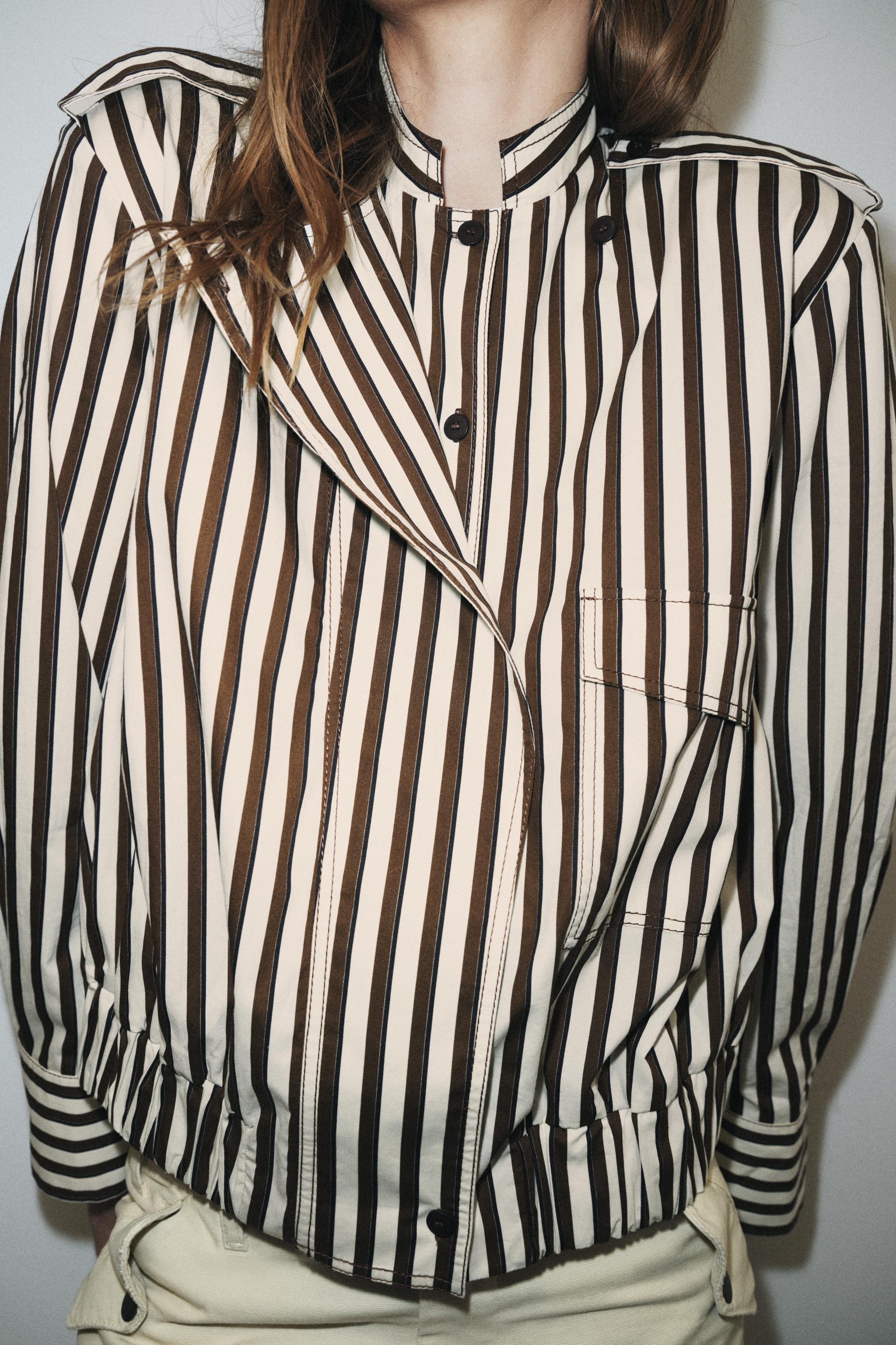 ZW COLLECTION STRIPED SHIRT | Zara US