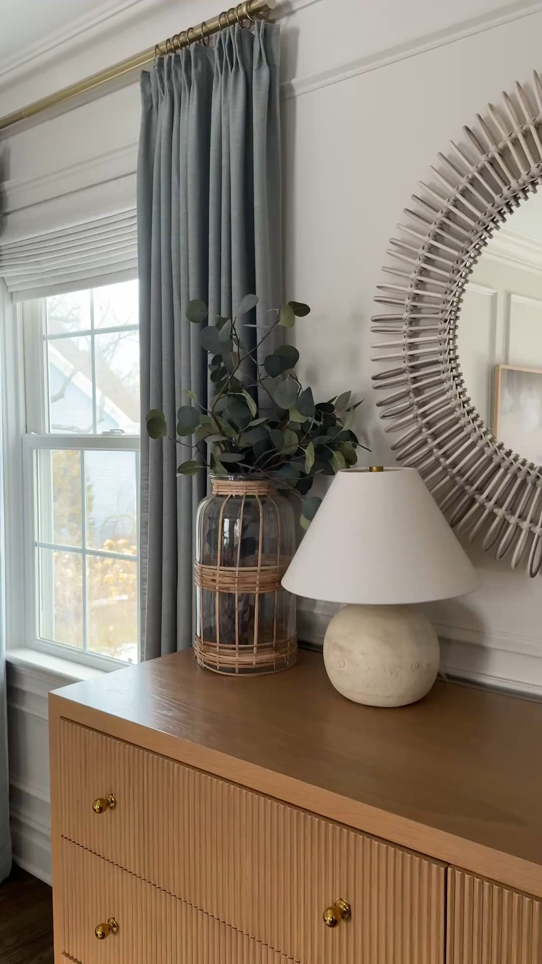 Our bedroom curtain panels are from Two Pages and this color is called “pale blue aqua.” Love them! Online colors can be deceiving so I always recommend ordering the sample book to see colors in person. Use code GIRLONTHEHUDSON for a discount!

Also linking the curtain rod and rings that I used - both from Amazon! 



#LTKHome #LTKdayinmylife #LTKSaleAlert