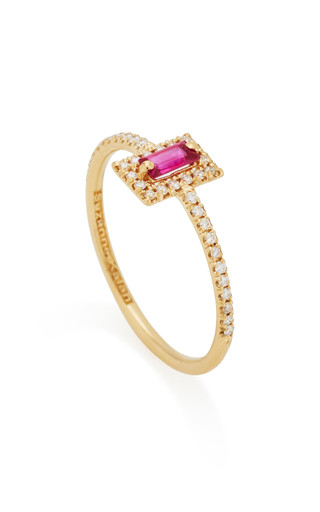 18K Yellow-Gold Ruby Ring | Moda Operandi (Global)