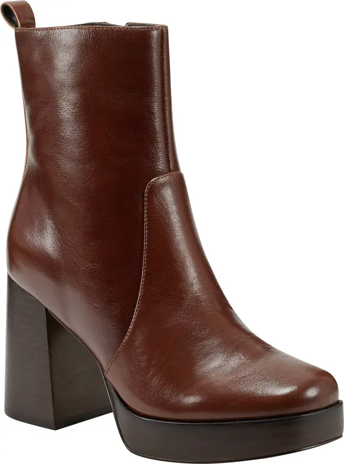 Marysa Block Heel Platform Bootie (Women) | Nordstrom