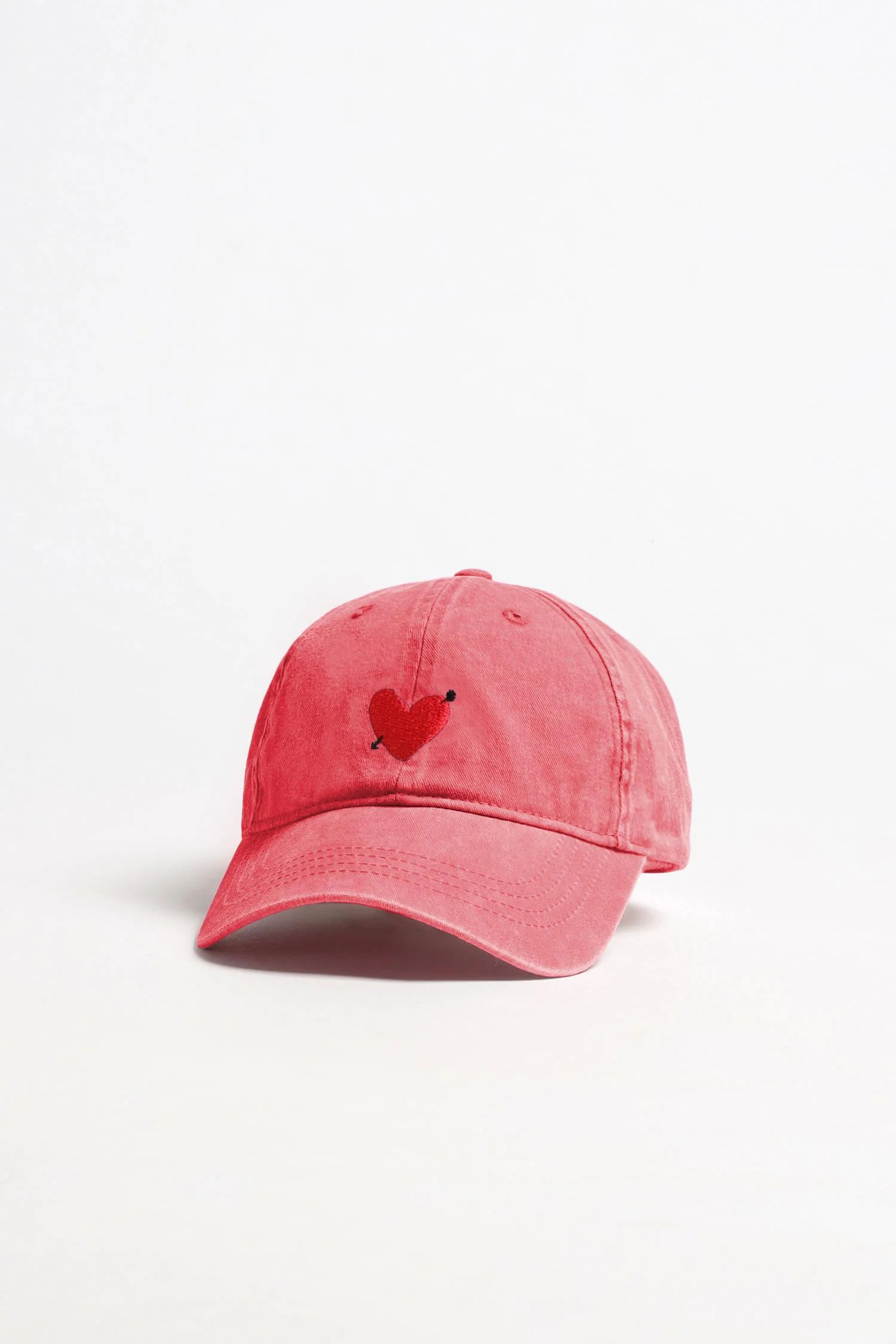 Cap Heart in Washed Red | ANITA HASS