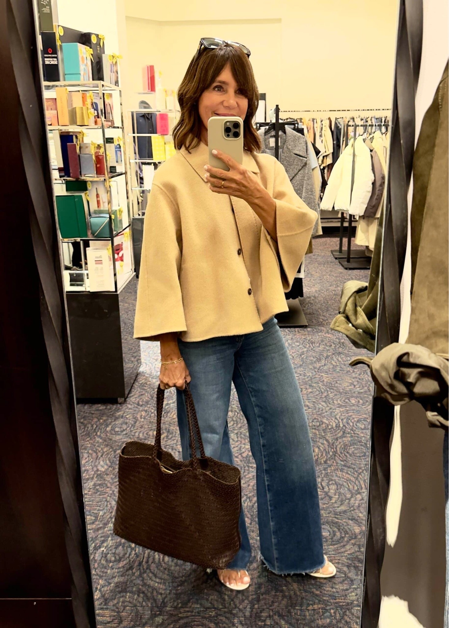 Saw this jacket and immediately had to try it on! One of my top recommendations from the Nordstrom Anniversary Sale! This will sell out fast, so run and get it! ✨

#nsale #nordstrom #nordstromanniversarysale

#LTKSaleAlert #LTKOver40 #LTKSeasonal