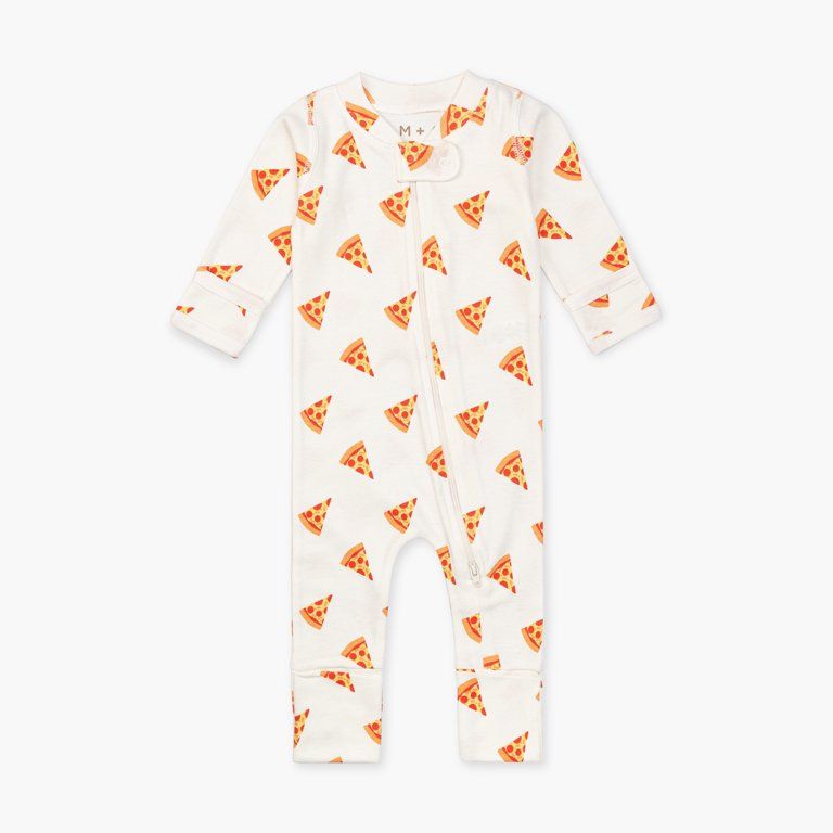 M+A by Monica + Andy Organic Cotton Long Sleeve Baby One-Piece Coverall, Sizes Preemie - 9 Months | Walmart (US)