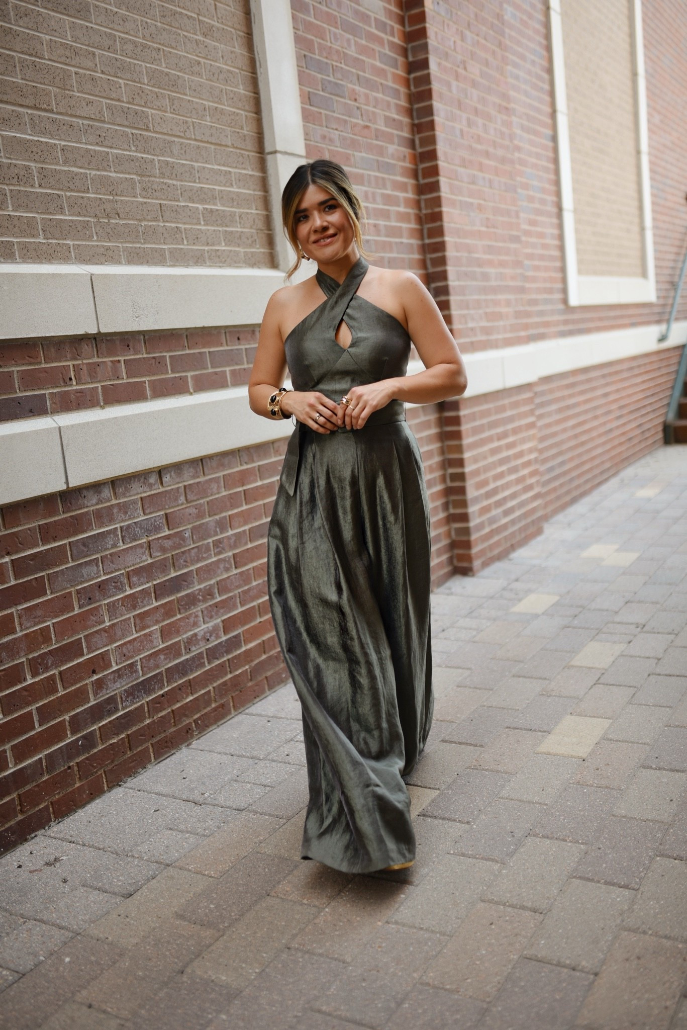 The chicest jumpsuit you’ll ever have!! 
It’s so beautiful and it fits like a glove! 
Runs true to size. Order you regular size!
Wearing size 0
Take 25% off right now!!

#LTKSaleAlert #LTKSeasonal #LTKWedding