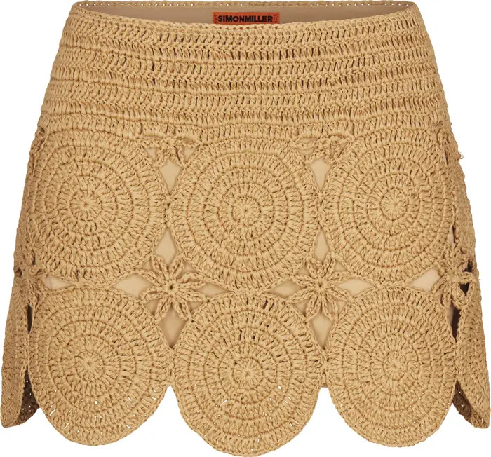Raffia Beep Beep Mini Skirt | Nordstrom