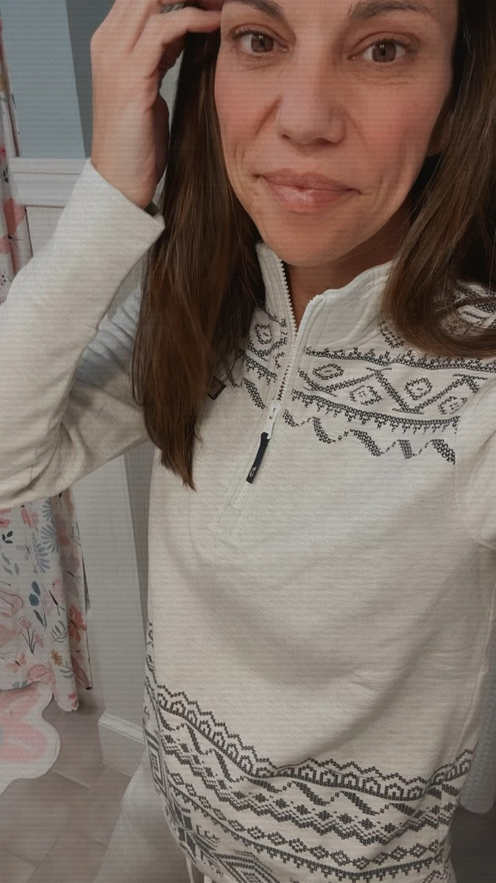 Après ski style… but really après Christmas with a newborn & trying to score a shower in peace during school vacation week . Fair isle cuteness in the SOFTEST sweats

#LTKSeasonal #LTKGiftGuide #LTKstyletip