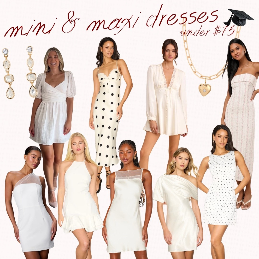 Graduation dresses under $75 ￼

#LTKgrwm #LTKSeasonal #LTKU