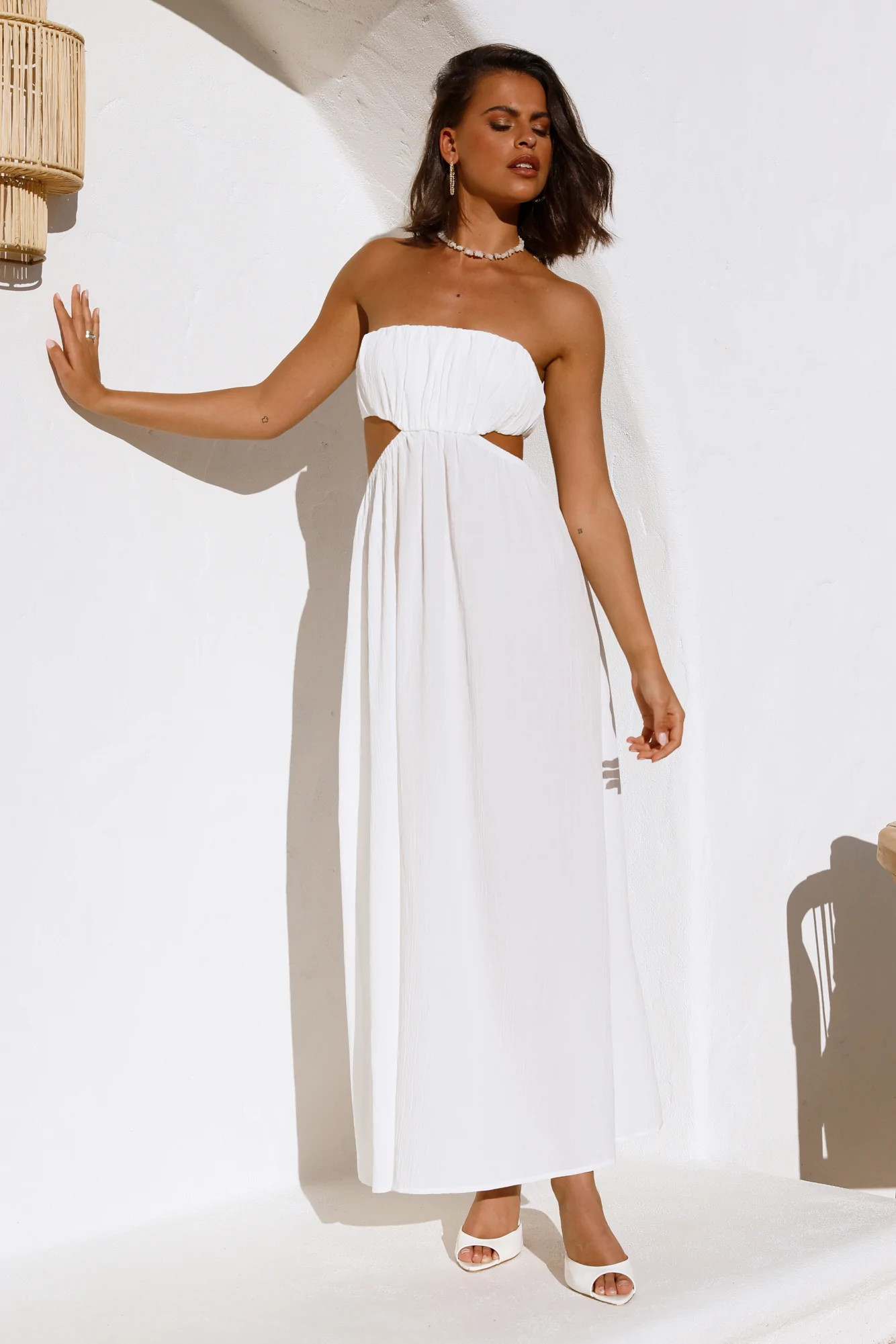 GORG Lover Midi Dress White | Hello Molly (AU)