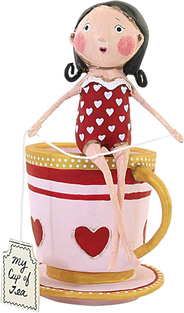 Lori Mitchell My Cup of Tea, 6.25", Polyresin, Valentine's Day, Holiday Figurines, 15501 | Amazon (US)