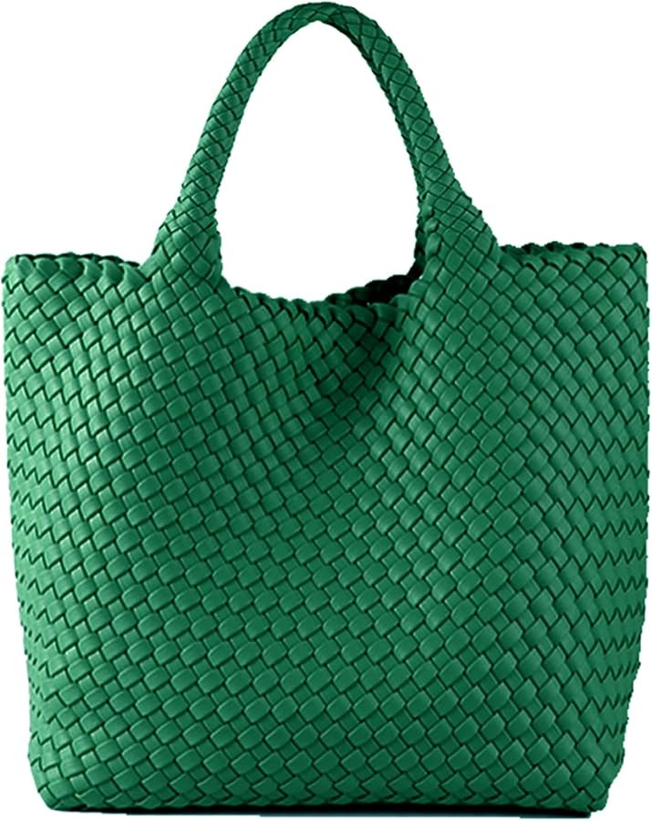JINMANXUE Fashion Woven Bag Shopper Bag Travel Handbags and Purses Women Tote Bag Large Capacity ... | Amazon (US)