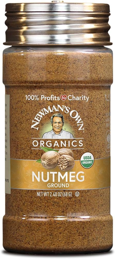 Newman's Own Organic Ground Nutmeg; USDA Certified Organic; Non-GMO; Kosher; 2.4 Oz Bottle | Amazon (US)