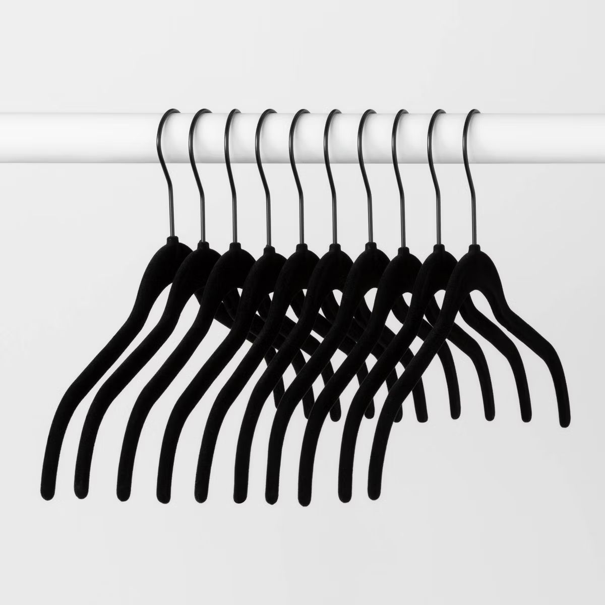 10pk Shirt Flocked Hangers - Brightroom™ | Target