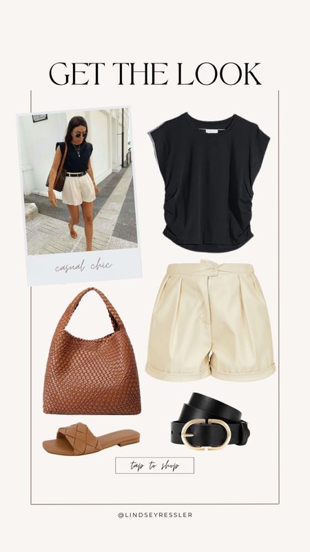 Get The Look: Casual Chic 

Amazon fashion, tailored shorts, woven bag, faux leather shorts

#LTKitbag #LTKstyletip #LTKshoecrush