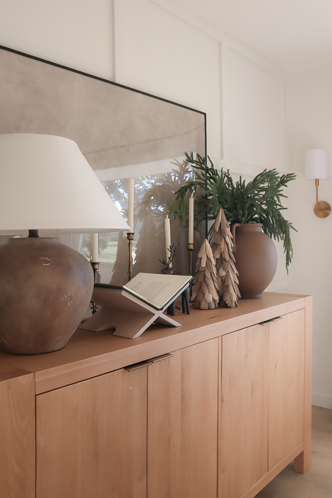 Modern and simple Christmas sideboard decor 

#LTKHome #LTKSeasonal #LTKHoliday