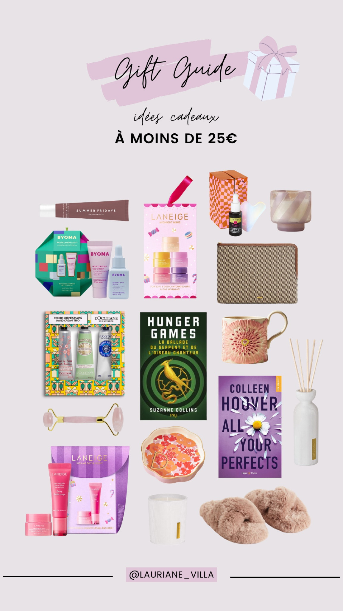 Idées cadeaux à moins de 25€ 


#LTKGiftGuide #LTKeurope #LTKHoliday