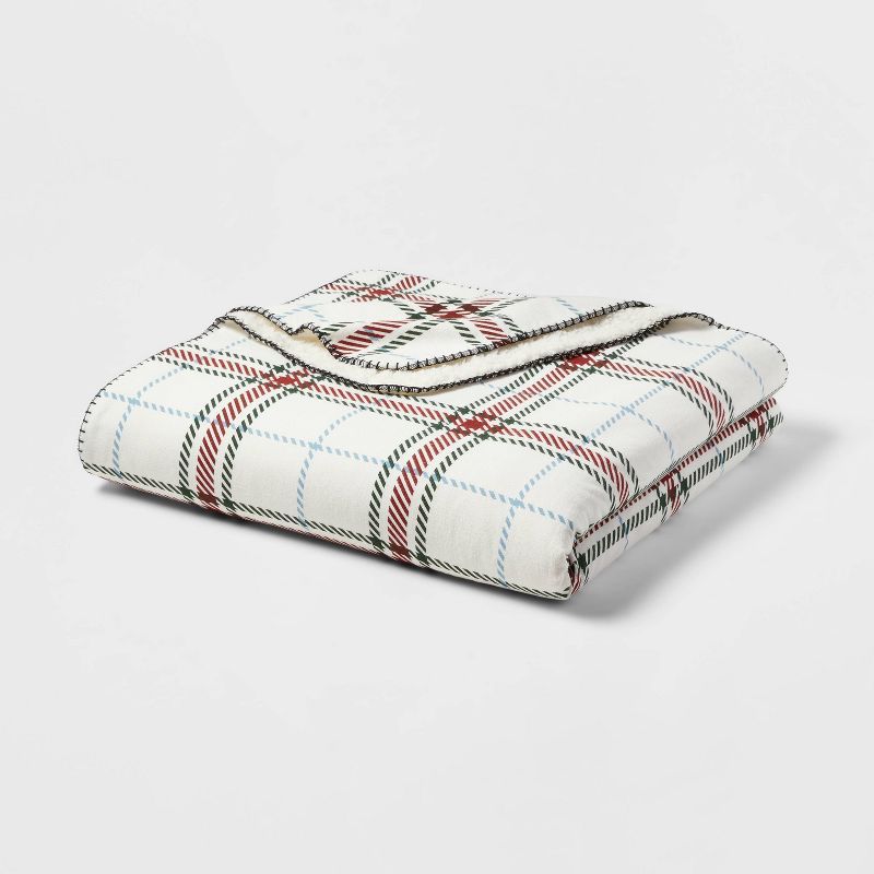 Full/Queen Holiday Print Bed Blanket - Threshold™ | Target