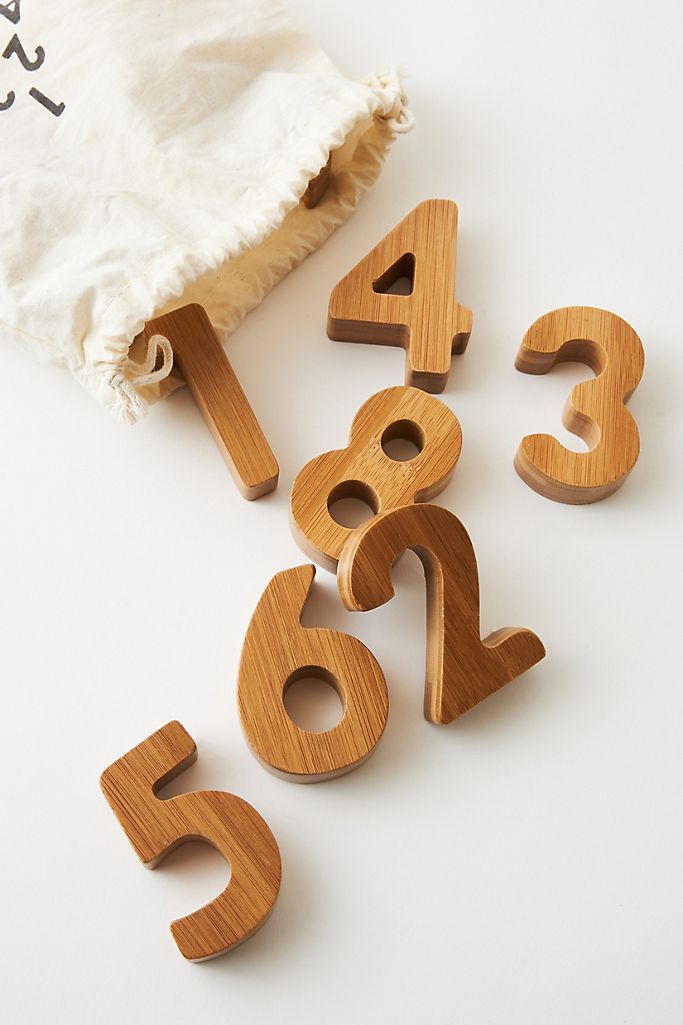 Bamboo Numbers Toy Set | Anthropologie (US)