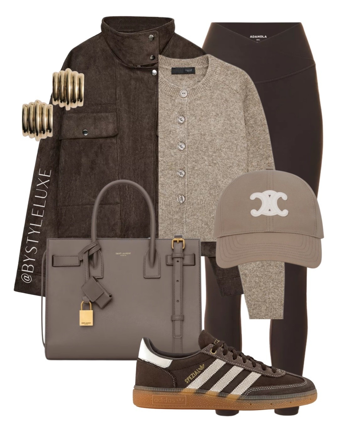 SUEDE - obsessed with this new in Zara faux suede jacket that’s selling fast. Styling it with leggings and new in Spezials for an everyday look. Link for exact trainers are on my IG @bystyleluxe highlight 

#LTKuk #LTKshoes #LTKautumn