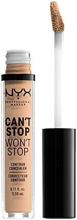 NYX PROFESSIONAL MAKEUP Can't Stop Won't Stop Contour Concealer, 24h Full Coverage Matte Finish -... | Amazon (US)