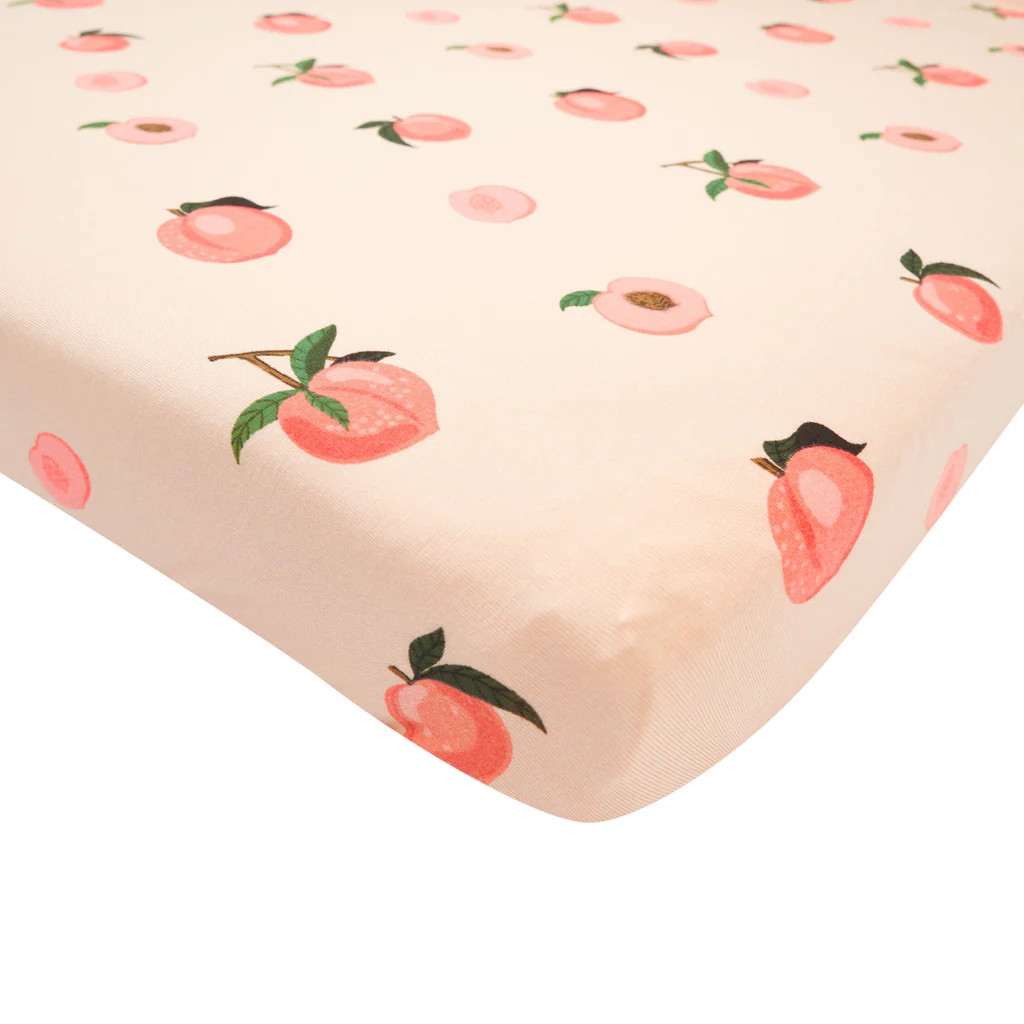 Crib Sheet in Peach | Kyte BABY