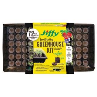 Jiffy 72 Peat Pellet Pro Seed Starting Greenhouse with SUPERthrive J372PROGS-20H | The Home Depot