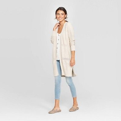 Women's 3/4 Sleeve Duster Open Layering Cardigan - Universal Thread™ | Target