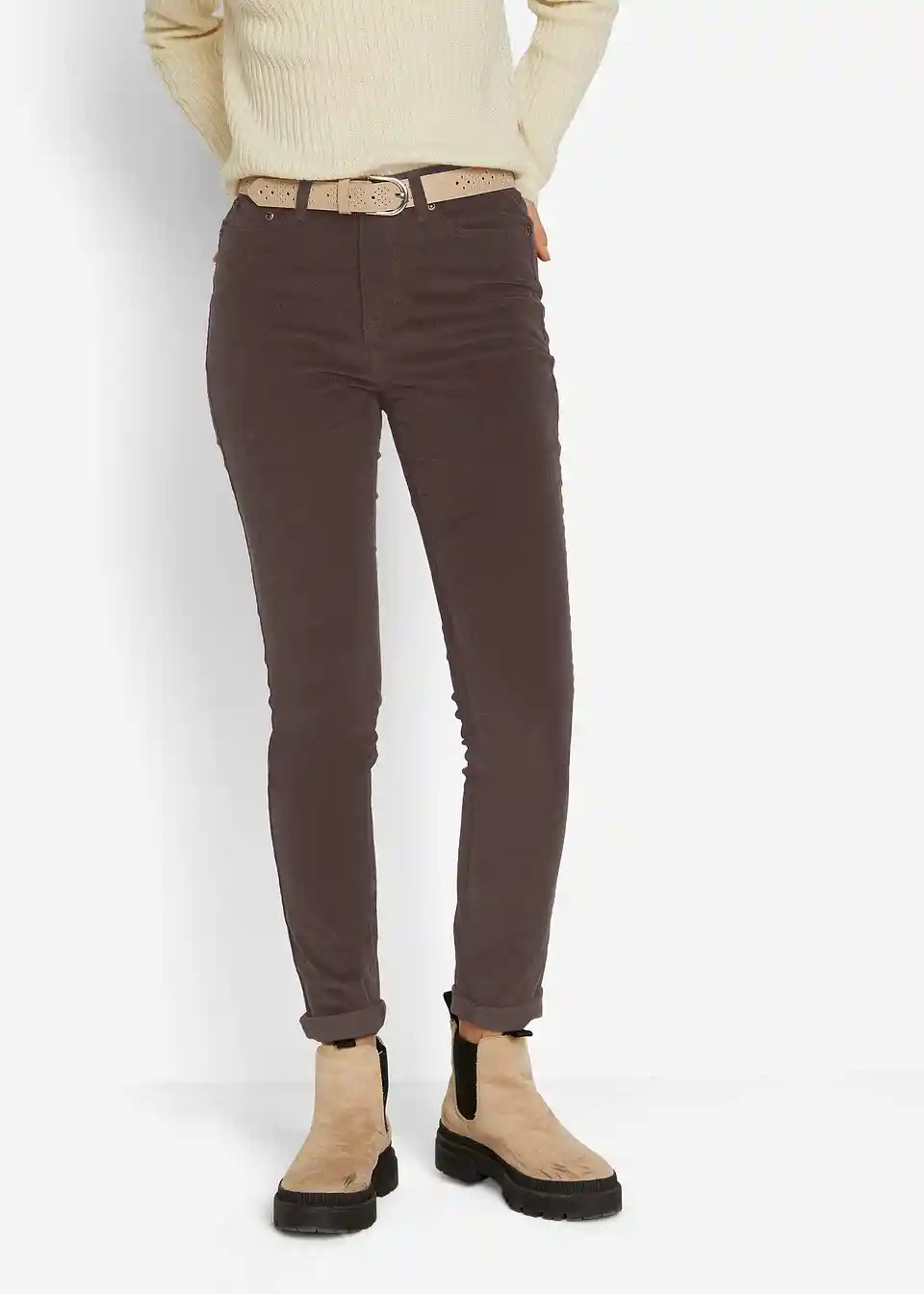 Stretch-Cordhose, Skinny | Bonprix DE