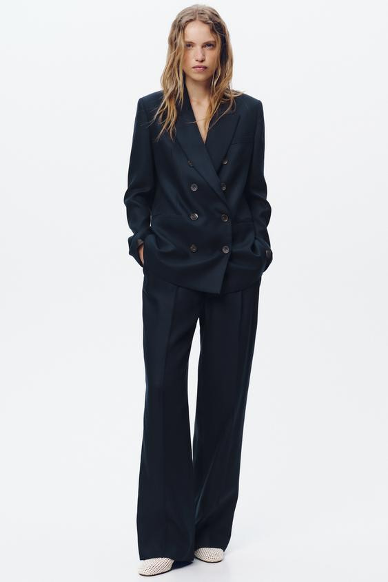 DARTED STRAIGHT-LEG TROUSERS | Zara UK