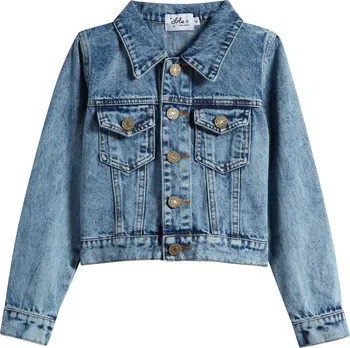 Lola & the Boys Kids' Best Friends Forever Denim Jacket | Nordstrom | Nordstrom